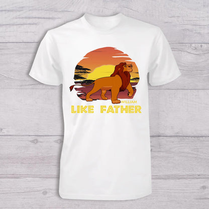 Like Father Like Son - Personalized Mouse T-shirt And Baby Onesie