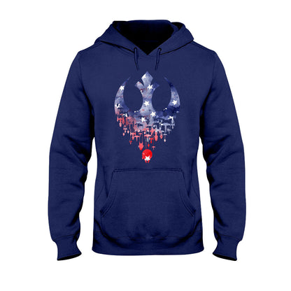 Rebel - Independence Day The Force T-shirt and Hoodie
