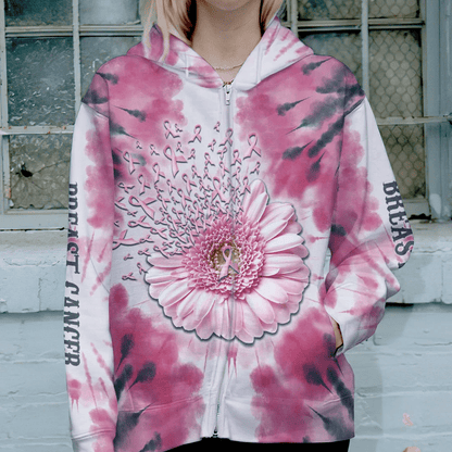 Daisy Pink Ribbons - Breast Cancer Awareness All Over T-shirt and Hoodie 0822