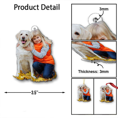 Cute Dogs - Personalized Dog Transparent Ornament