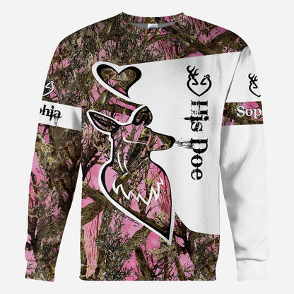 His Buck Her Doe - Personalized Hunting All Over Shirt