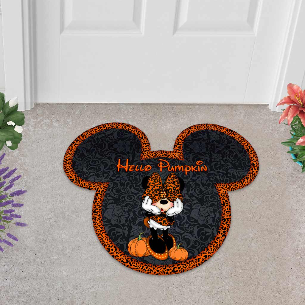 Hello Pumpkin - Mouse Shaped Doormat