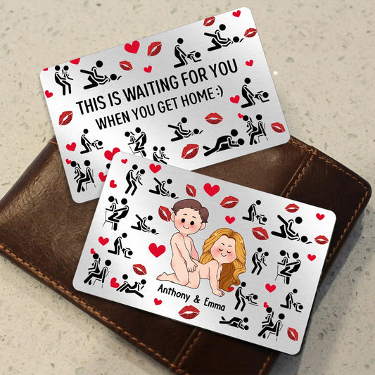 I Will Always Be Your Side - Personalized Couple Wallet Insert Card