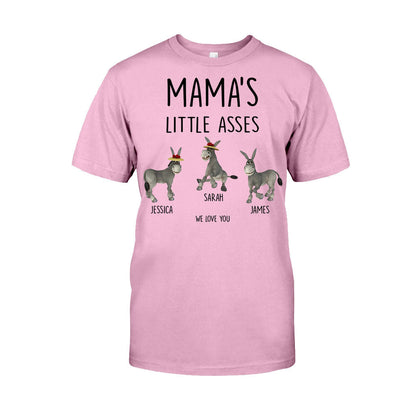 Little Asses - Gift for dad, grandpa, mom, uncle, aunt, grandma - Personalized T-shirt And Hoodie