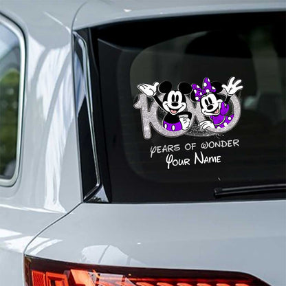 100 Years Of Wonder 1 - Personalized Mouse Decal Full