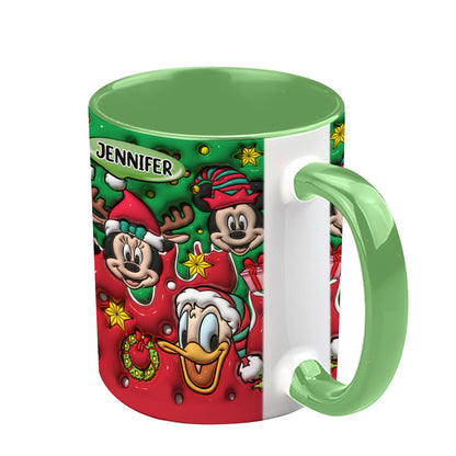 Christmas Is Coming - Personalized Mouse Accent Mug