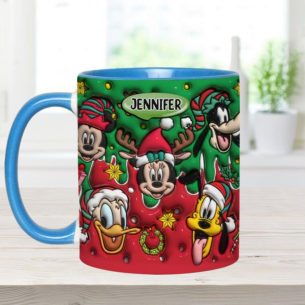 Christmas Is Coming - Personalized Mouse Accent Mug