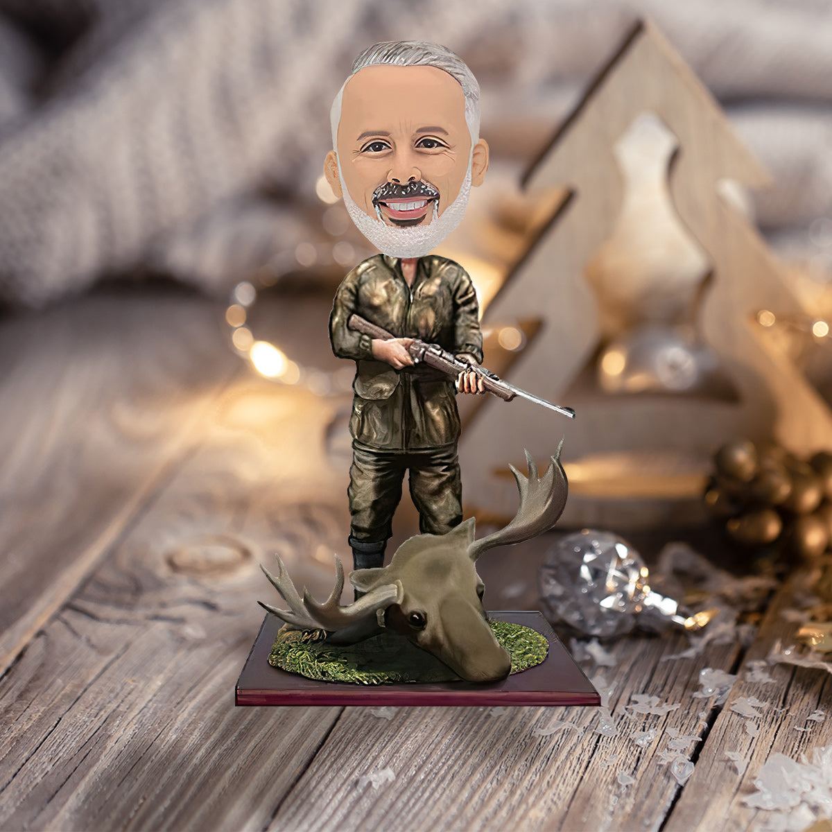 Hunting Bobblehead - Personalized Fishing Bobblehead