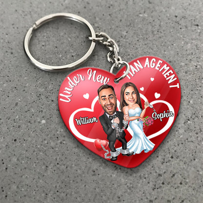 I Still Love You - Personalized Husband And Wife Keychain