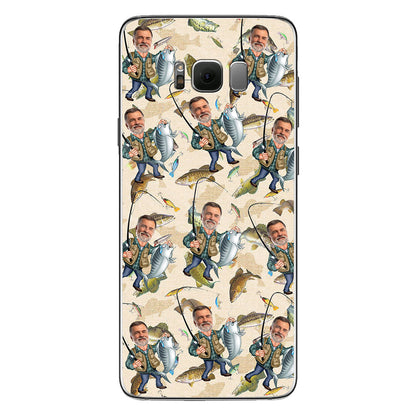 Photo Inserted Funny Fishing - Personalized Fishing Phone Case