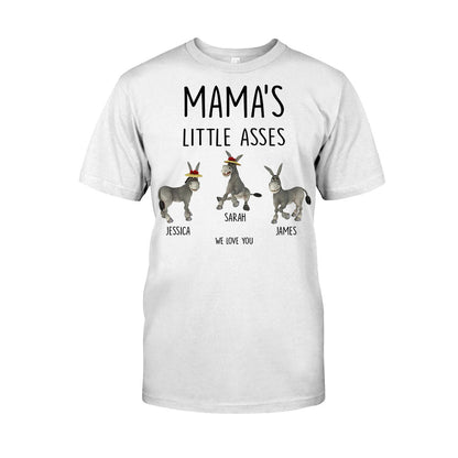 Little Asses - Gift for dad, grandpa, mom, uncle, aunt, grandma - Personalized T-shirt And Hoodie