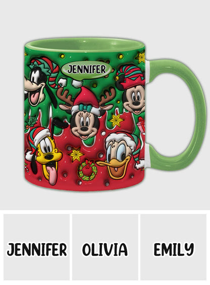 Christmas Is Coming - Personalized Mouse Accent Mug