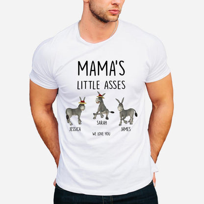 Little Asses - Gift for dad, grandpa, mom, uncle, aunt, grandma - Personalized T-shirt And Hoodie