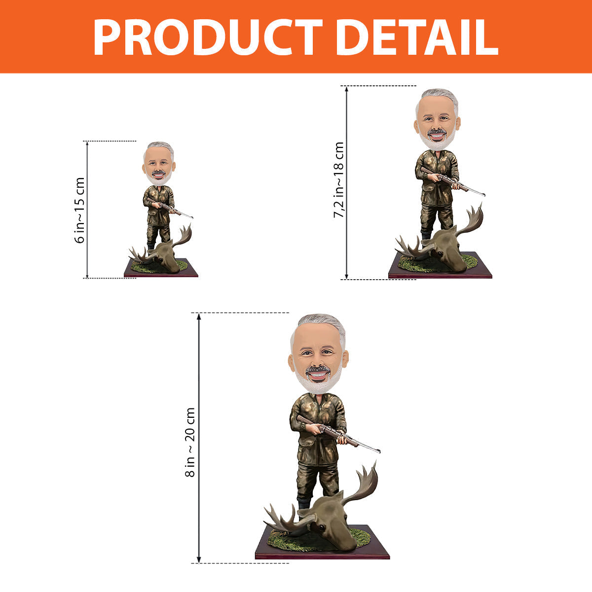 Hunting Bobblehead - Personalized Fishing Bobblehead