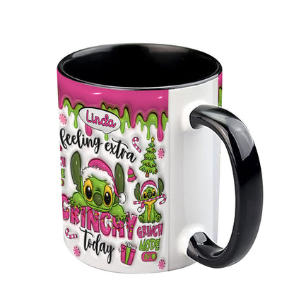 Feeling Extra Grinch Today - Personalized Ohana Accent Mug