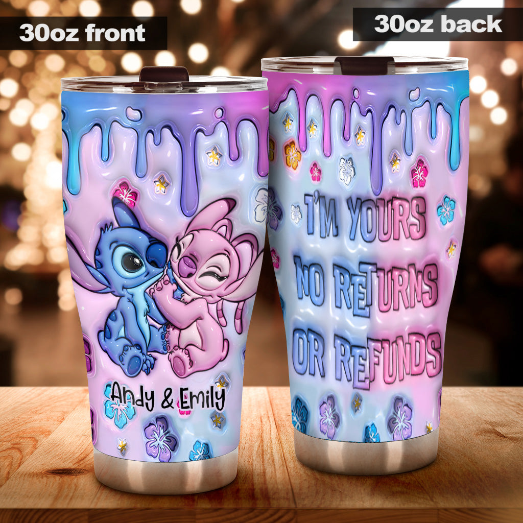 I'm Yours No Returns Or Refunds - Personalized Ohana Tumbler