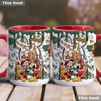 Magical Christmas - Personalized Mouse Accent Mug