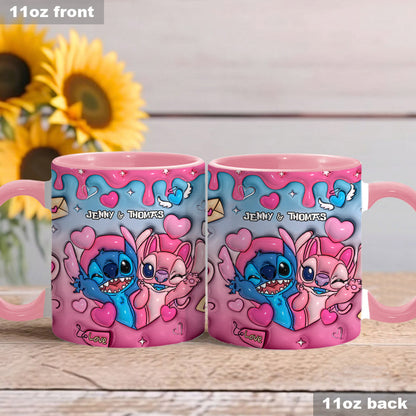 You And Me - Personalized Ohana Accent Mug