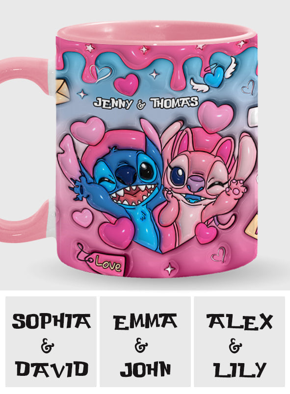 You And Me - Personalized Ohana Accent Mug