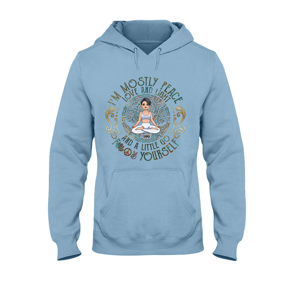 I'm Mostly Peace - Personalized Yoga T-shirt And Hoodie