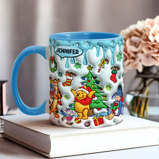 Merry Christmas - Personalized Mouse Accent Mug