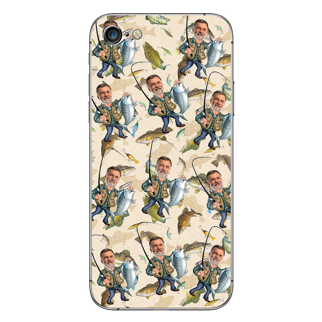 Photo Inserted Funny Fishing - Personalized Fishing Phone Case