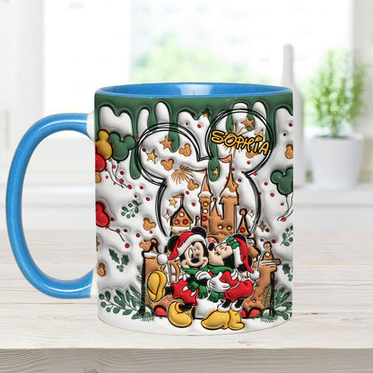 Magical Christmas - Personalized Mouse Accent Mug