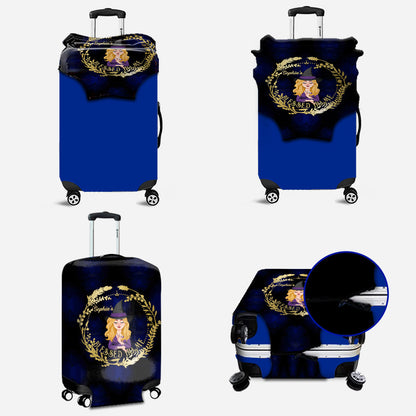 Blessed Home - Personalized Witch Luggage Cover