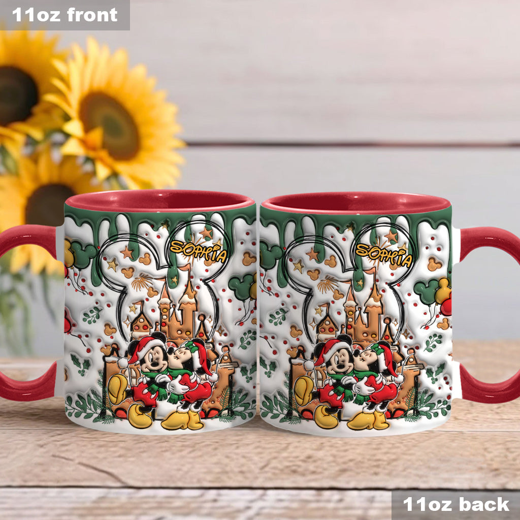 Magical Christmas - Personalized Mouse Accent Mug