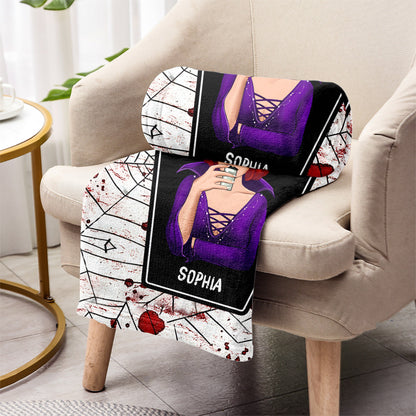 I Myself Am Strange and Unusual - Personalized Witch Blanket