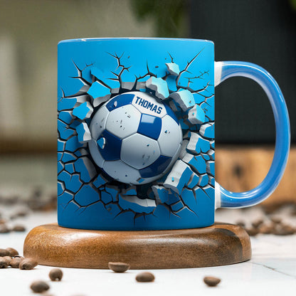 A Great Soccer - Personalized Soccer Accent Mug
