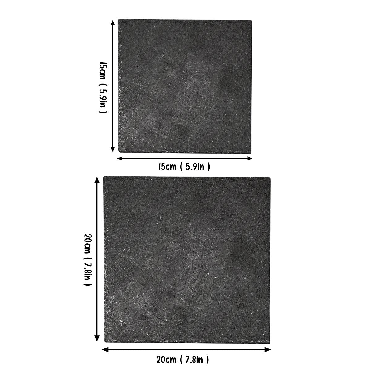 Till Death Do Us Part - Personalized Couple Square Shaped Stone