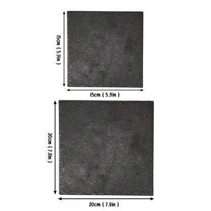 Till Death Do Us Part - Personalized Couple Square Shaped Stone