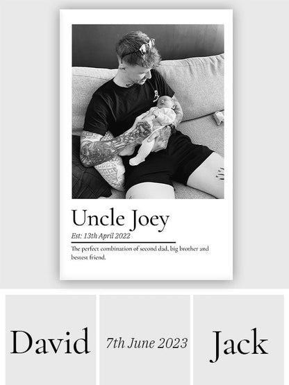 Best Uncle Ever - Personalized Uncle Canvas And Poster