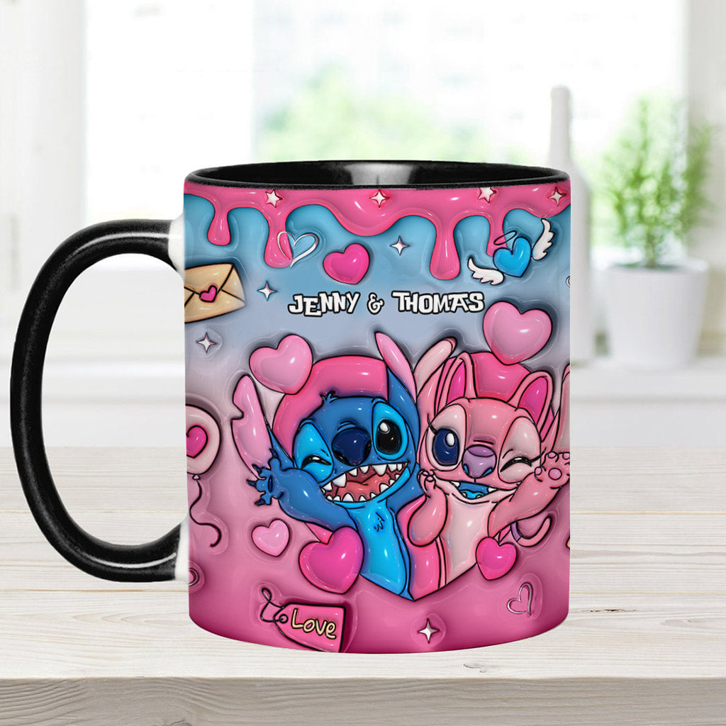 You And Me - Personalized Ohana Accent Mug