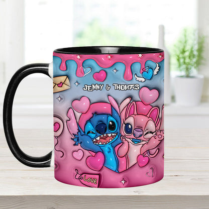 You And Me - Personalized Ohana Accent Mug