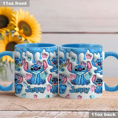 Ohana Means Family - Personalized Ohana Accent Mug