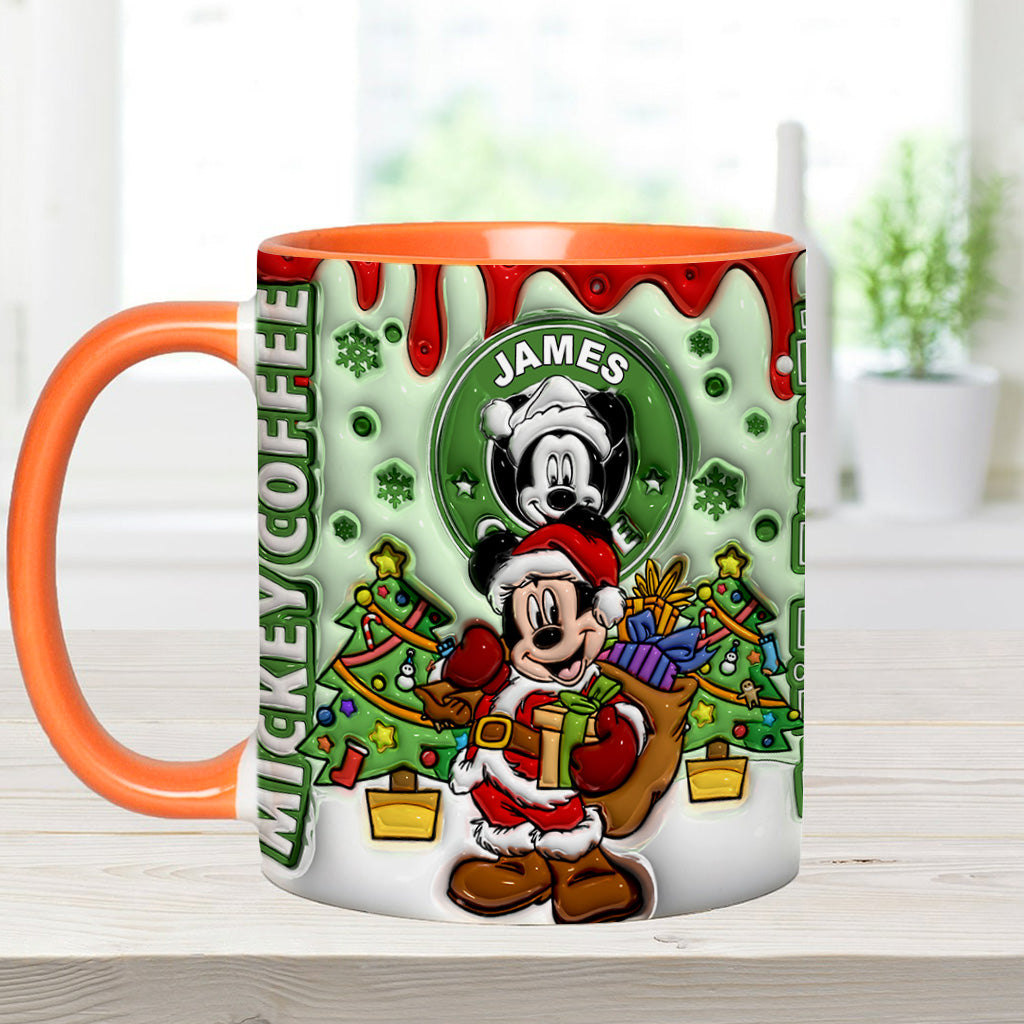 Magical Christmas - Personalized Mouse Accent Mug
