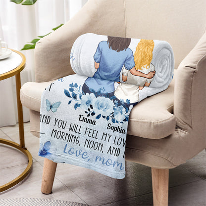 To My Daughter I Love You - Personalized Daughter Blanket