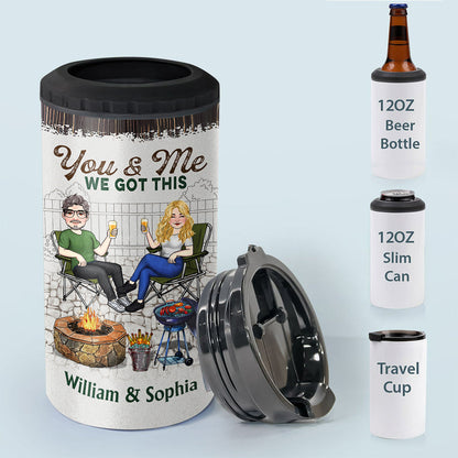 Drinking Buddies For Life - Personalized Backyard Can Cooler