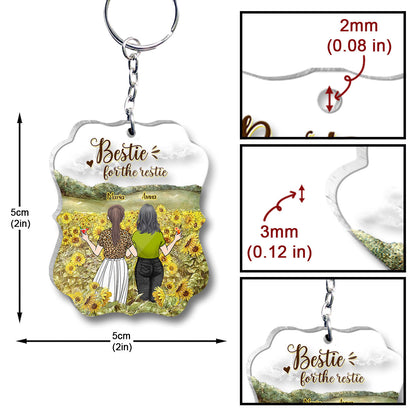 Bestie Forever - Bestie gift for sister - Personalized Keychain