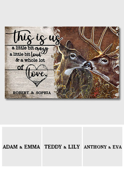 This Is Us - Personalized Hunting Canvas And Poster