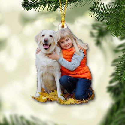 Cute Dogs - Personalized Dog Transparent Ornament
