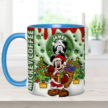 Magical Christmas - Personalized Mouse Accent Mug