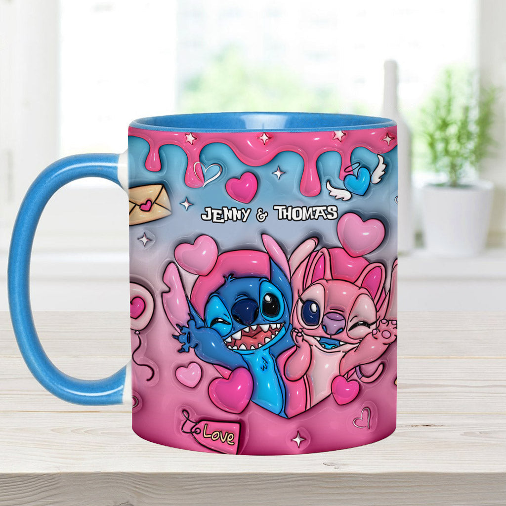 You And Me - Personalized Ohana Accent Mug