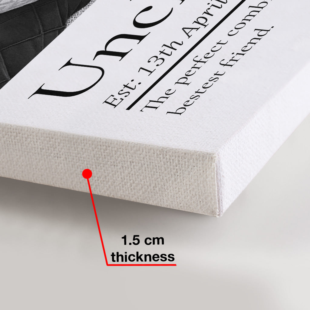 Best Uncle Ever - Personalized Uncle Canvas And Poster