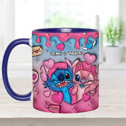 You And Me - Personalized Ohana Accent Mug