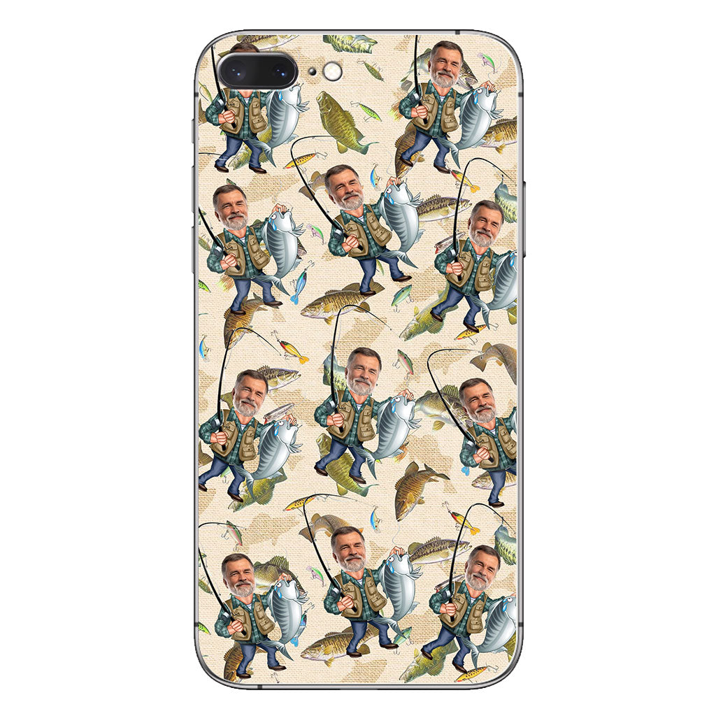 Photo Inserted Funny Fishing - Personalized Fishing Phone Case