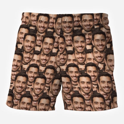 Custom Face Pattern - Personalized Men Shorts