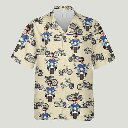Motorbike Lovers - Personalized Biker Hawaiian Shirt